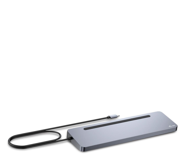 I-TEC USB-C - Metal Ergonomic 4K 3x Display Docking Station PD100W C31FLAT2PDPRO - 1196933 - zdjęcie 2
